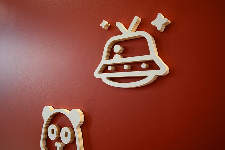 Signalétique & pictogramme pour la Bibliothèque de Gerland